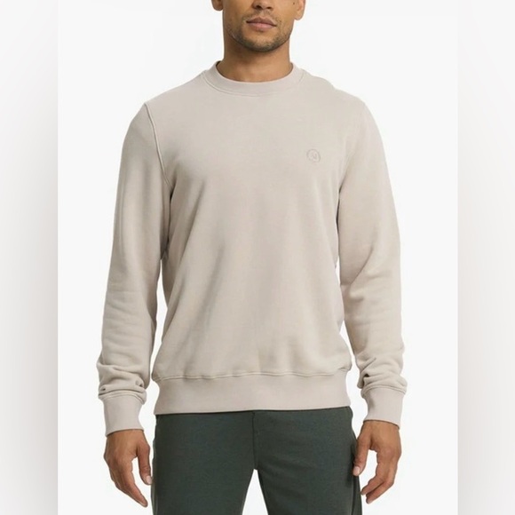 Vuori Other - Vuori Men's Light Beige Crewneck Sweater